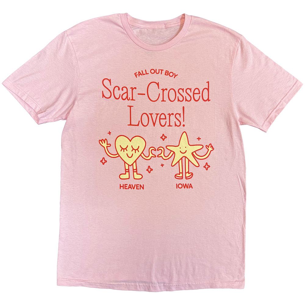 Fall Out Boy - Star Crossed Lovers Heren Tshirt - Roze